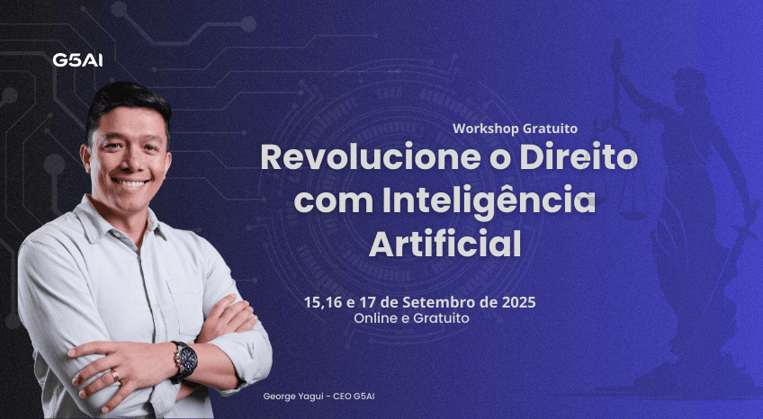 Direito do futuro: Workshop gratuito mostra como a Inteligência Artificial redefine a advocacia